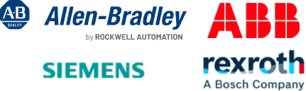 mro_manufacturers_logos_01 Logos of top MRO manufacturers featured by ASC Global: Allen-Bradley, ABB, Siemens, and Rexroth Bosch