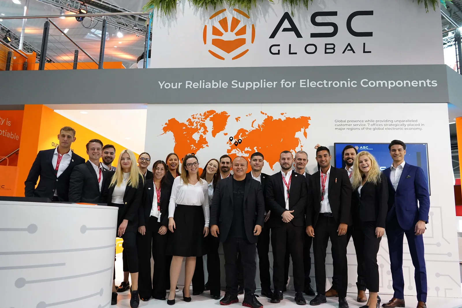 ASC Global team reunited, showcasing their collective commitment to delivering excellence in the electronics industry
