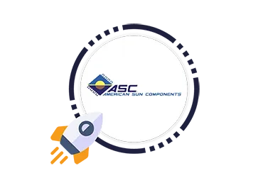 Icon representing the founding of ASC American Sun Components, symbolizing the establishment of the company and its inception in the industry.