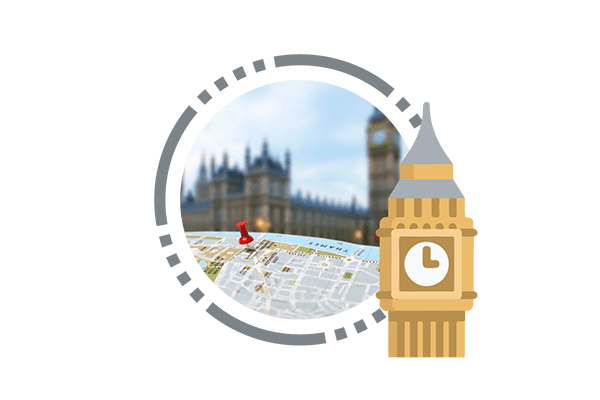 Bell Components is established in London, UK. Showing a map and history site in London.