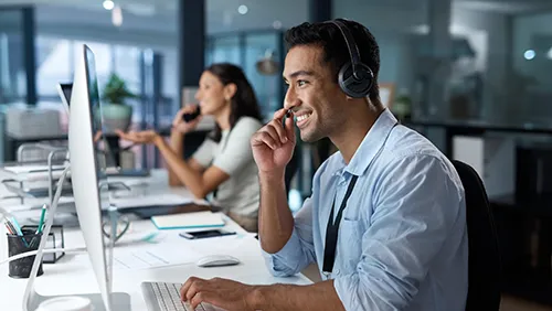 Banner image of ASC Global's Multilingual Customer Service, featuring a world map with highlighted office locations and a smiling support team representing global regions. Text emphasizes 7 strategically placed offices, 24/7 availability, and multilingual support across the global electronics market