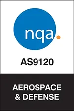 Icon representing the NQA AS9120 Aerospace & Defense Certification, symbolizing compliance with quality management standards for aviation, space, and defense distribution.