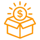Icon representing ASC Global's value of inventory in stock, showcasing a dollar symbol with the text '$2+ billion' to highlight extensive inventory value