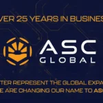 ASC Global unveils its new logo, featuring a modern design that reflects innovation, global reach, and the company's commitment to excellence in the distribution of electronics components industry