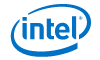 Logo representing Intel, a manufacturer specializing in semiconductor and technology solutions