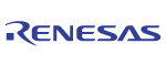 Logo representing Renesas, a manufacturer specializing in microcontrollers, analog, power, and SoC products