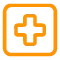 Medical device icon representing healthcare and medical applications, symbolizing reliable industrial microSD storage for patient monitoring, diagnostic equipment, and critical medical data systems.