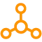 Network icon representing networking equipment applications, symbolizing stable industrial microSD storage solutions for routers, switches, edge gateways, and industrial communication infrastructure.