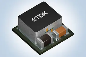 Visual representing TDK launching compact DC-DC power modules for industrial equipment and semiconductor applications, emphasizing efficient power conversion in space-constrained designs
