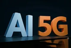 Industrial automation and private 5G network illustration featuring autonomous robots, smart factory systems, connected IoT devices, edge computing infrastructure, and real-time wireless connectivity. The image represents the growing convergence of Physical AI and private 5G technologies, enabling low-latency communications, intelligent automation, and scalable Industry 4.0 deployments across manufacturing, logistics, and energy operations.