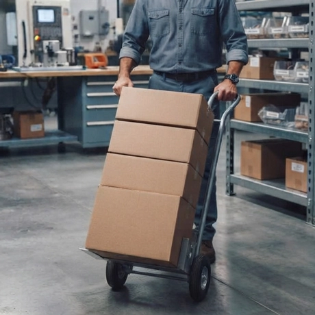 Warehouse inventory showing excess, slow-moving, and obsolete components being identified, organized, and redirected for resale or redistribution, illustrating how excess inventory solutions can recover value, free warehouse space, and reduce carrying and obsolescence costs.